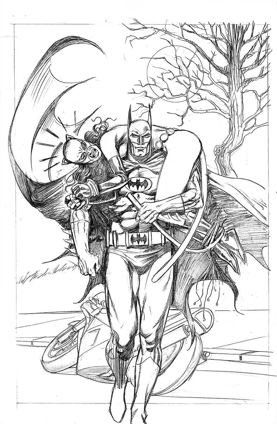 Artist: Lenin Delsol > Style: B&W Pencil > Category: Comics, Superhero