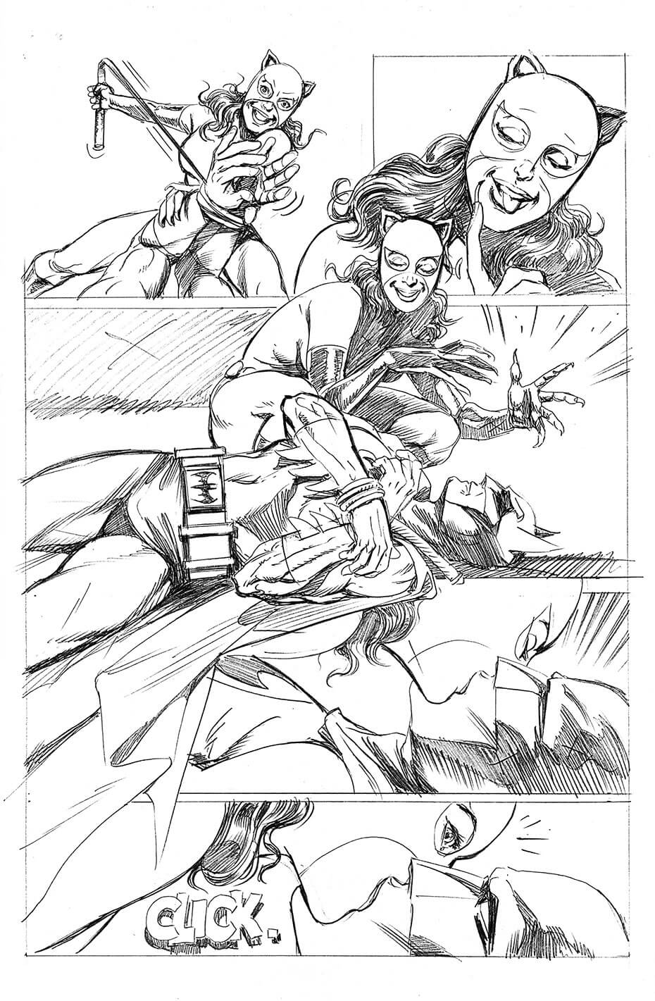 Artist: Lenin Delsol > Style: B&W Pencil > Category: Comics, Superhero